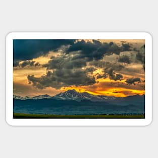 Cloud Kisses Longs Peak Sticker